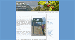 Desktop Screenshot of haydnvernals.co.uk